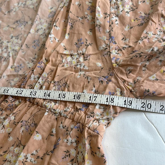 Floral Print Kimono With Drawstring Waist Tie American Eagle O/S - Picture 9 of 11